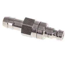 Acier inoxydable 316L DN 5 Air Coupling Plug 9 mm Hose Pillar Double Shut-Off