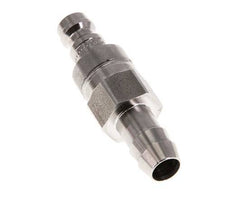 Acier inoxydable 316L DN 5 Air Coupling Plug 9 mm Hose Pillar Double Shut-Off