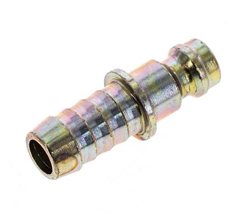 Acier trempé DN 5 Air Coupling Plug 8 mm Hose Pillar