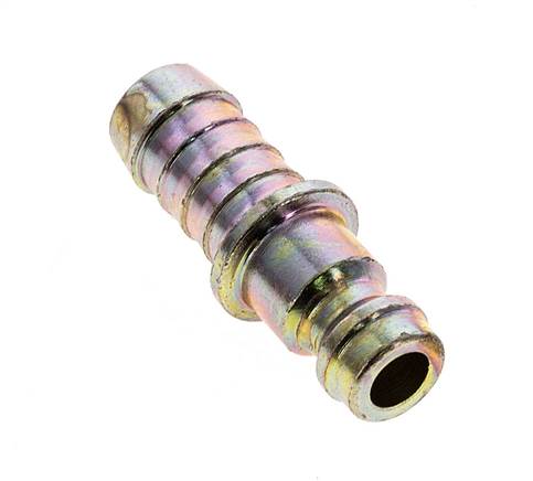 Acier trempé DN 5 Air Coupling Plug 8 mm Hose Pillar