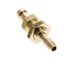 Laiton DN 5 Air Coupling Plug 6 mm Hose Pillar Bulkhead