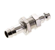 Laiton nickelé Coupleur d'air DN 5 Bouchon 9 mm Colonne de tuyau Bulkhead