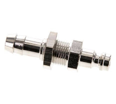 Laiton nickelé Coupleur d'air DN 5 Bouchon 9 mm Colonne de tuyau Bulkhead