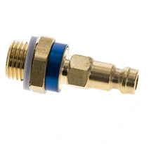Coupleur d'air en laiton DN 5 à code bleu Bouchon G 1/4 pouce mâle