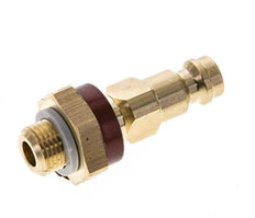 Raccord d'air en laiton DN 5 à code brun Bouchon G 1/8 pouce mâle
