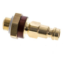 Raccord d'air en laiton DN 5 à code brun Bouchon G 1/8 pouce mâle