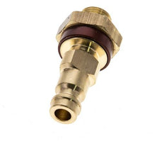 Raccord d'air en laiton DN 5 à code brun Bouchon G 1/8 pouce mâle