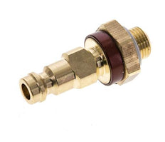 Raccord d'air en laiton DN 5 à code brun Bouchon G 1/8 pouce mâle