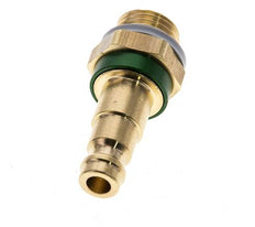 Coupleur d'air en laiton DN 5 à code vert Bouchon G 1/4 pouce mâle