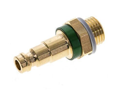 Coupleur d'air en laiton DN 5 à code vert Bouchon G 1/4 pouce mâle