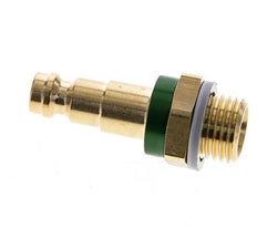 Coupleur d'air en laiton DN 5 à code vert Bouchon G 1/4 pouce mâle