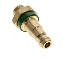 Coupleur d'air en laiton DN 5 à code vert Bouchon G 1/8 pouce mâle