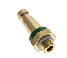 Coupleur d'air en laiton DN 5 à code vert Bouchon G 1/8 pouce mâle