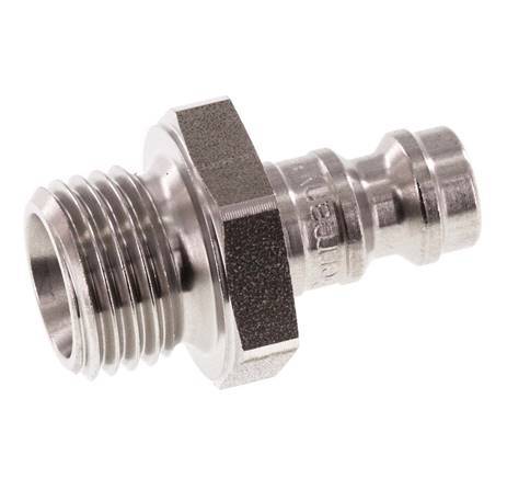 Acier inoxydable DN 5 Air Coupling Plug G 1/4 inch Male