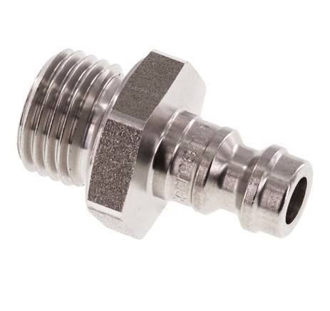 Acier inoxydable DN 5 Air Coupling Plug G 1/4 inch Male