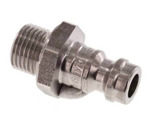 Acier inoxydable DN 5 Air Coupling Plug G 1/8 inch Male