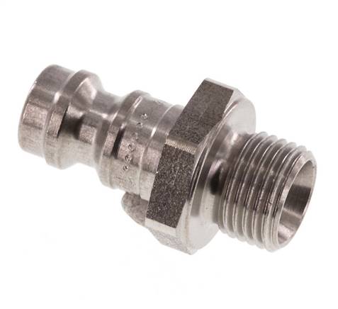 Acier inoxydable DN 5 Air Coupling Plug G 1/8 inch Male