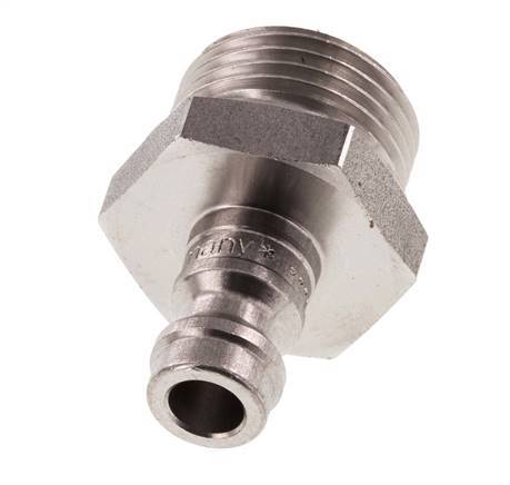 Acier inoxydable DN 5 Air Coupling Plug G 3/8 inch Male