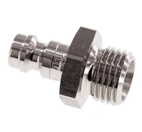 Acier inoxydable 316L DN 5 Air Coupling Plug G 1/4 inch Male