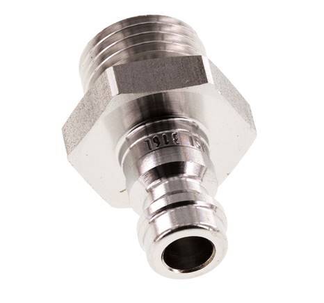 Acier inoxydable 306L DN 5 Air Coupling Plug G 1/4 inch Male