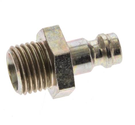 Acier trempé DN 5 Air Coupling Plug G 1/4 inch Male