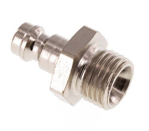 Acier trempé DN 5 Air Coupling Plug G 1/4 inch Male