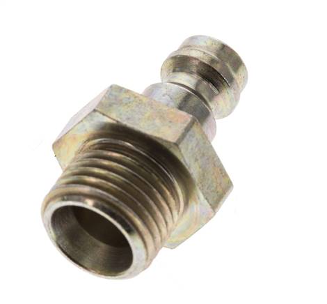 Acier trempé DN 5 Air Coupling Plug G 1/4 inch Male