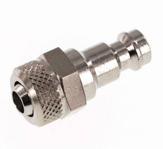 Nickel-plated Brass DN 5 Air Coupling Plug 6x8 mm Union Nut [2 Pieces]