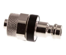 Laiton nickelé Bouchon de raccord pneumatique DN 5 noir Ecrou-raccord 6x8 mm