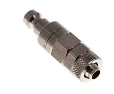 Laiton nickelé Bouchon de raccord d'air DN 5 Écrou-raccord 6x8 mm Double obturation
