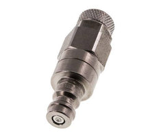 Acier inoxydable DN 5 Air Coupling Plug 4x6 mm Union Nut Double Shut-Off