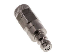 Acier inoxydable DN 5 Air Coupling Plug 6x8 mm Union Nut Double Shut-Off