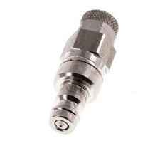 Acier inoxydable 306L DN 5 Air Coupling Plug 4x6 mm Union Nut Double Shut-Off