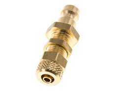 Laiton DN 5 Coupleur d'air Bouchon 4x6 mm Écrou union Bulkhead