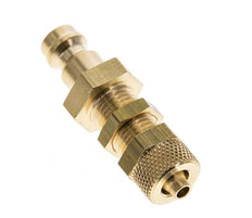 Laiton DN 5 Coupleur d'air Bouchon 4x6 mm Écrou union Bulkhead