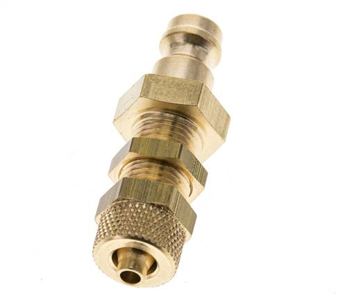 Laiton DN 5 Coupleur d'air Bouchon 4x6 mm Écrou union Bulkhead