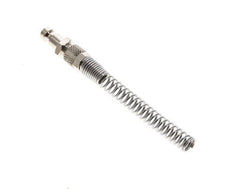 Nickel-plated Brass DN 5 Air Coupling Plug 4x6 mm Union Nut Bend-Protect [2 Pieces]