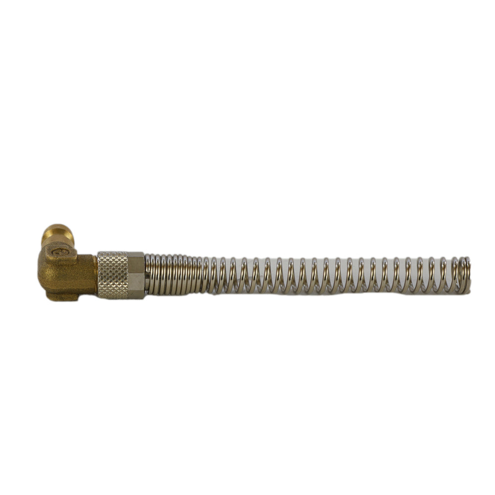 Brass DN 5 Air Coupling Plug 4x6 mm Union Nut Bend-Protect Angle [2 Pieces]