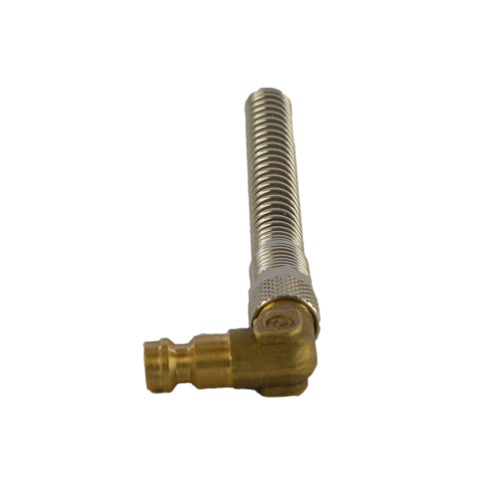 Bouchon d'accouplement d'air DN 5 en laiton 4x6 mm Union Nut Bend-Protect Angle [2 Pièces].