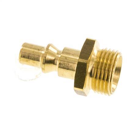 Brass DN 5.5 (Orion) Air Coupling Plug G 3/8 inch Male [5 Pieces]