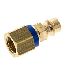 Raccord d'air en laiton DN 7.2 (Euro) à code bleu Bouchon G 1/4 pouce femelle