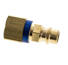 Raccord d'air en laiton DN 7.2 (Euro) à code bleu Bouchon G 1/4 pouce femelle