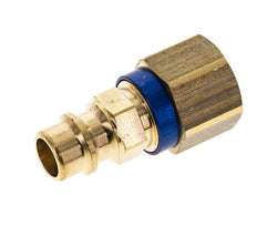 Raccord d'air en laiton DN 7.2 (Euro) à code bleu Bouchon G 1/4 pouce femelle