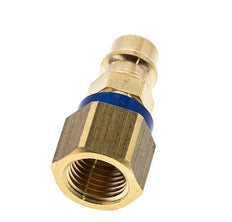 Raccord d'air en laiton DN 7.2 (Euro) à code bleu Bouchon G 1/4 pouce femelle