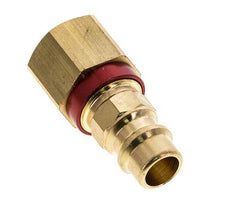 Raccord d'air en laiton DN 7.2 (Euro) codé rouge Bouchon G 1/4 pouce femelle