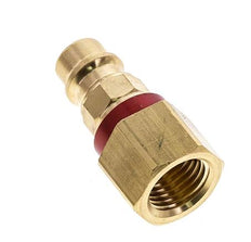 Raccord d'air en laiton DN 7.2 (Euro) codé rouge Bouchon G 1/4 pouce femelle
