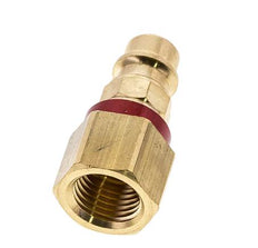 Raccord d'air en laiton DN 7.2 (Euro) codé rouge Bouchon G 1/4 pouce femelle