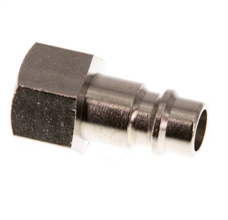Nickel-plated Brass DN 7.2 (Euro) Air Coupling Plug G 1/4 inch Female [2 Pieces]