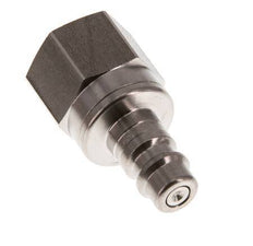 Acier inoxydable DN 7.2 (Euro) Air Coupling Plug G 1/4 inch Female Double Shut-Off