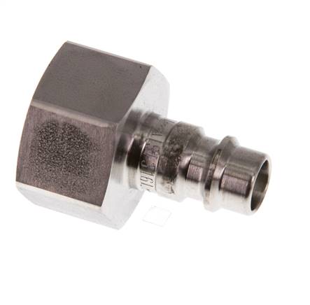 Acier inoxydable 316L DN 7.2 (Euro) Air Coupling Plug G 1/2 inch Female